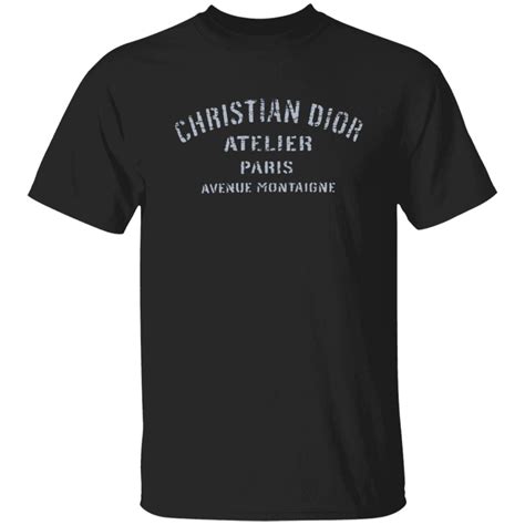 christian dior atelier paris avenue montaigne t shirt|christian dior atelier t shirt.